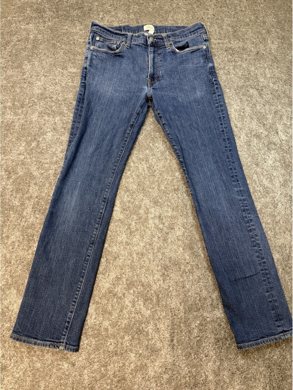 J.Crew Factory Jeans Men’s 32x32 Blue Straight Fit Stretch Denim Pants